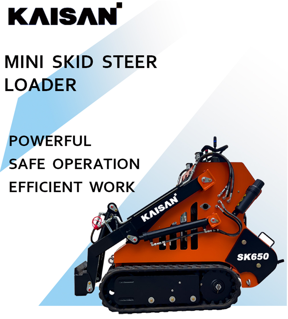 Compact Skid Steer Loader With High Performance Hydraulics