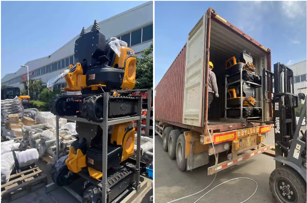 Il miniescavatore KAISAN da 1 tonnellata ha una qualità eccellente Il miniescavatore KAISAN da 1 tonnellata ha una qualità eccellente